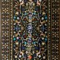 7'x4' Buy Marble Dining Table With Black Top Marquetry Inlay Hallway Decor E944