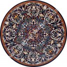 Exclusive Marble Hallway Dining Table Top Marquetry Scagliola Inlay Decor E748