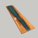 Beautiful Epoxy Resin Table Top, Blue Epoxy Table Top, Wooden Table Top Decor Beautiful Epoxy Resin Table Top, Blue Epoxy Table Top, Wooden Table Top Decor