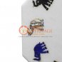 12" Marble White Decorative Wall Tile Multi Stone Elephant Design Columbus Gifts