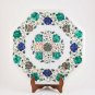 Marble Corridor Table Top Malachite Lapis Gemstone Floral Art Living Room Decor