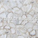 Marble Sofa Dining End Table Top White Agate Stone Outdoor Furniture Decor H5593