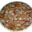 24" Antique Marble Round Hallway Kitchen Table Top Inlay Stone Patio Decor H5037 24" Antique Marble Round Hallway Kitchen Table Top Inlay Stone Patio Decor H5037