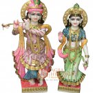 48" Hand Painted Marble Radha Krishna Divine Statue Gift Temple Home Decor E1500 48" Hand Painted Marble Radha Krishna Divine Statue Gift Temple Home Decor E1500
