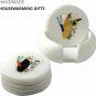 Handmade Tea Coaster Set Kitchenware Marble White Housewarming Gift E1951
