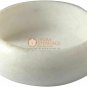 White Decor Round Marble Custom Coaster Set Horse Inlay Floral Decor E1950