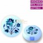 Marble Round Coffee Coaster Set Malachite Inlay Floral Arts Gifts Decor E1943