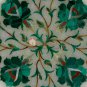 3"x3"x2" Marble White Jewelry Vintage Box Malachite Inlaid Art Veterans Day Gift