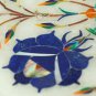 White Marble Jewelry Inlay Box Multi Floral Marquetry Inlay Gift Decor E2014