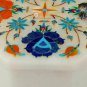 Shop White Marble Jewelry Box Multi Inlay Floral Art X Mas Gift for Her E2010