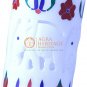 4" Marble Pen Holder Lapis Inlaid Semi Precious Italian Art Black Friday Gifts