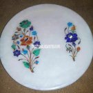 9" White Marble Round Serving Dish Tray Plate Inlay Marquetry Home Decor Gifts 9" White Marble Round Serving Dish Tray Plate Inlay Marquetry Home Decor Gifts