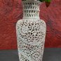 12" Marble Soapstone Hand Carved Vase Flower Pot Design Vases Home Decor H704