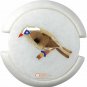 White Marble Coaster Set Bird Inlay Art Christmas Special Decorative Gift E1952