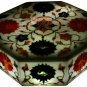 4"x4"x2" Marble Jewelry Box White Carnelian Inlaid Floral Art Black Friday Gift