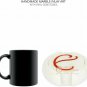 White Marble Inlay Stone Round Coaster Set Handmade Art Kitchen Decor E2002