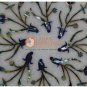 8" Marble Food Serving Plate Multi Stone Floral Fine Art Thanksgiving Gift Decor