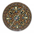36" Exclusive Marble Dining Center Round Table Tops Marquetry Inlay Decor E1081