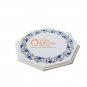 Eastlake Marble Top Custom End Table Lapis Inlay Pietradura Floral Inlaid Decor