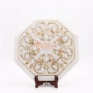 Marble Top Kitchen Table Mother of Pearls Inlay Marquetry Design Living Decor Marble Top Kitchen Table Mother of Pearls Inlay Marquetry Design Living Decor