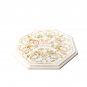 Marble Top Kitchen Table Mother of Pearls Inlay Marquetry Design Living Decor