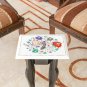 Marble Coffee Table 12"x9" Handmade Peacock Inlay Stone Design Garden Decor Gift