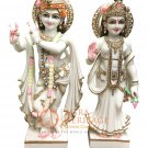 36" White Marble Radha Krishna Statue Hand Painted Divine Love Gifts Decor E1447 36" White Marble Radha Krishna Statue Hand Painted Divine Love Gifts Decor E1447