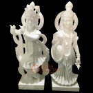 36" White Marble Radha Krishna Handmade Statue Religious Sculpture Decor E1438 36" White Marble Radha Krishna Handmade Statue Religious Sculpture Decor E1438