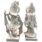 36" White Marble Radha Krishna Handmade Statue Religious Sculpture Decor E1438