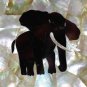 18" Marble Coffee Table Top Pietra Dura Mother of Pearl Elephants Occasion Decor