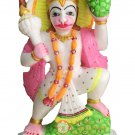 10" Marble Hanuman Ji God Hand Painted Statue Religious Gift Temple Decor E1309 10" Marble Hanuman Ji God Hand Painted Statue Religious Gift Temple Decor E1309