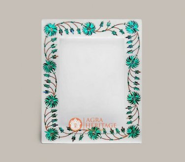 Picture Frames / Photo Frame Alabaster Marble Inlay Malachite Collage Frames Art