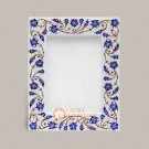 White Marble Photo Storage Frame Lapis Pietradura Floral Art Housewarming Gifts White Marble Photo Storage Frame Lapis Pietradura Floral Art Housewarming Gifts
