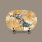 Marble Decorative Food Serving Tray Collectible Pauashell Stone Art Kitchen Deco Marble Decorative Food Serving Tray Collectible Pauashell Stone Art Kitchen Deco