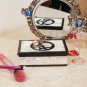 Modern marble Jewelry Vintage Box Mop Inlaid Collectible Gemstone Art Gift Decor