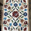 15"x20" Marble Coffee Center Table Top Marquetry Inlay Multi Floral Decor E540