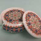Decorative Marble Round Coaster Traditional Best Special Design Gift Decor H5364 Decorative Marble Round Coaster Traditional Best Special Design Gift Decor H5364