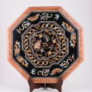 Marble Coffee Counter Table Top 18"x18" Italian Inlaid Semi Precious Design Arts