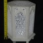 Marble Electric Night Table Lamp Lattice Design Hand Carved Home Gifts Decor