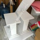 18"x12"x15" Marble Pair of Handmade Stand Base For Table Decor E580A 18"x12"x15" Marble Pair of Handmade Stand Base For Table Decor E580A
