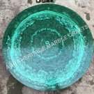 Marble Coffee Dining Round Console Table Top Malachite Inlay Hallway Decor E754