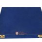 King Size 3" Marble Chess Pieces With Blue Velvet Box Handmade Chess Lovers