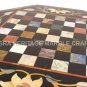 24" Marble Chess Coffee Bedroom Table Top Inlay Mosaic Kitchen Center Decor E648