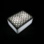 3"x4" White Marble Jewelry Storage Box Rare Marquetry Inlay Collectible Decor