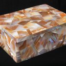 4"x3"x2" Random Marble Sheep Jewelry Box Handcarving Inlay Precious Stone Decor