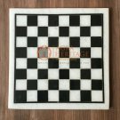 12"x12" Marble Handmade Chess Top Table Inlaid Mosaic Art Collectible Gift Decor