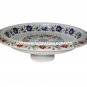 Marble Dry Fruit Bowl Fine Inlay Multi Marquetry Floral Home Decor Gifts H1352