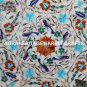 16" Marble Serving Kishti Plate Rare Gems Inlay Mosaic Marquetry Art Decor H1426
