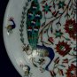 11" Marble Rare Plate Decorative Peacock Dancing Pietra Dura Inlay Gifts Decor