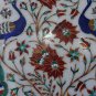 11" Marble Rare Plate Decorative Peacock Dancing Pietra Dura Inlay Gifts Decor